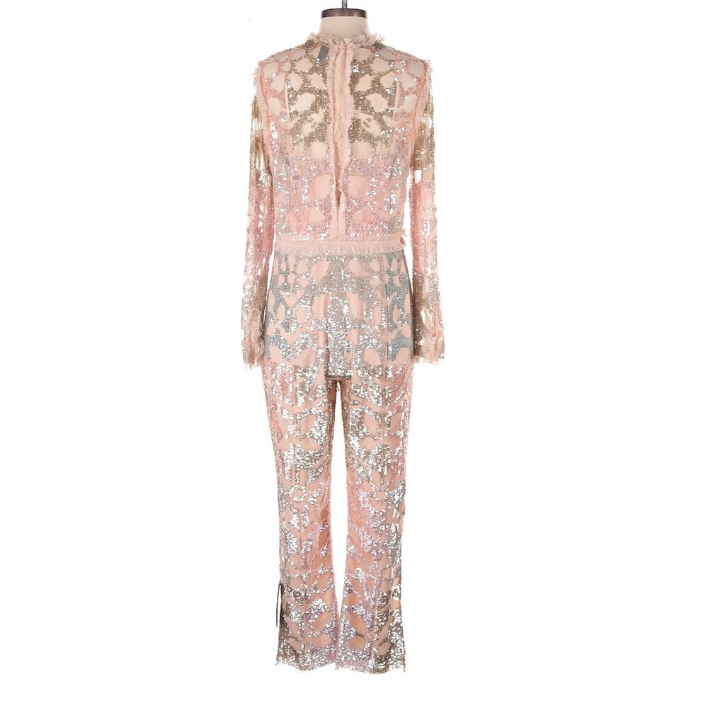 Needle & Thread Tiled Sequin Jumpsuit 10 - Picture 4 of 9